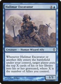 Halimar Excavator - Worldwake - Magic: The Gathering card