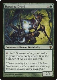 Harabaz Druid - Worldwake - Magic: The Gathering card