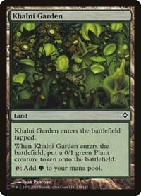 Khalni Garden - Worldwake - Magic: The Gathering card