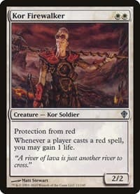 Kor Firewalker - Worldwake - Magic: The Gathering card