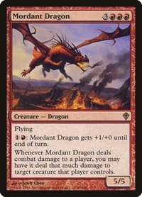 Mordant Dragon - Worldwake - Magic: The Gathering card