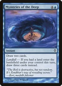 Mysteries of the Deep - Worldwake - Magic: The Gathering card