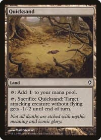 Quicksand - Worldwake - Magic: The Gathering card