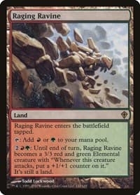 Raging Ravine - Worldwake - Magic: The Gathering card