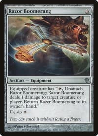 Razor Boomerang - Worldwake - Magic: The Gathering card