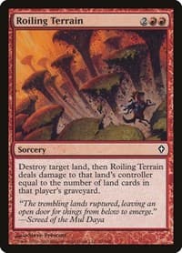 Roiling Terrain - Worldwake - Magic: The Gathering card