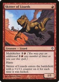 Skitter of Lizards - Worldwake - Magic: The Gathering card