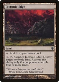 Tectonic Edge - Worldwake - Magic: The Gathering card