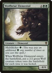 Wolfbriar Elemental - Worldwake - Magic: The Gathering card