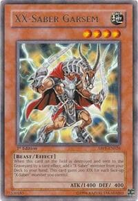 XX-Saber Garsem - Absolute Powerforce - YuGiOh card