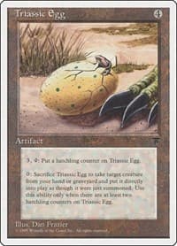 Triassic Egg - Chronicles - Magic: The Gathering card