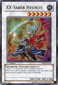 XX-Saber Hyunlei - Absolute Powerforce - YuGiOh card