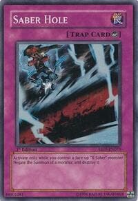 Saber Hole - Absolute Powerforce - YuGiOh card