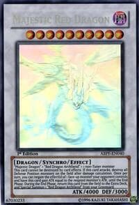 Majestic Red Dragon (Ghost Rare) - Absolute Powerforce - YuGiOh card