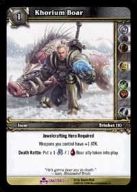 Khorium Boar - CRP - WoW card