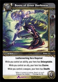 Boots of Utter Darkness - CRP - WoW card