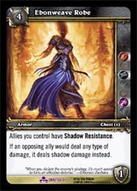 Ebonweave Robe - CRP - WoW card