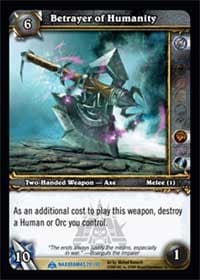 Betrayer of Humanity - Naxxramas Treasure - WoW card