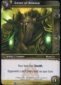 Cover of Silence - Naxxramas Treasure - WoW card