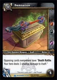 Damnation - Naxxramas Treasure - WoW card