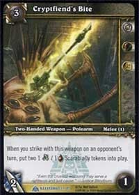 Cryptfiend's Bite - Naxxramas Treasure - WoW card