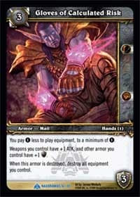 Gloves of Calculated Risk - Naxxramas Treasure - WoW card
