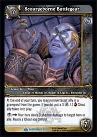 Scourgeborne Battlegear - Naxxramas Treasure - WoW card