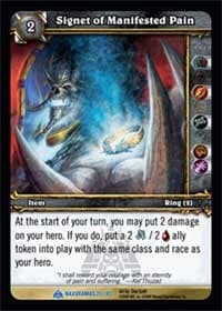 Signet of Manifested Pain - Naxxramas Treasure - WoW card
