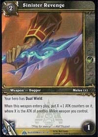 Sinister Revenge - Naxxramas Treasure - WoW card