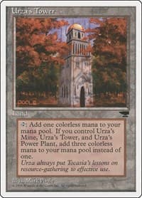 Urza's Tower (Forest) - Chronicles - Magic: The Gathering card