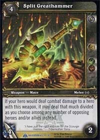 Split Greathammer - Naxxramas Treasure - WoW card