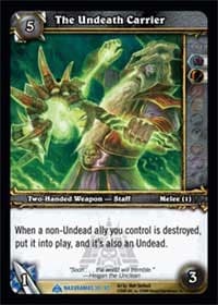 The Undeath Carrier - Naxxramas Treasure - WoW card