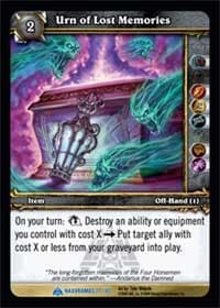 Urn of Lost Memories - Naxxramas Treasure - WoW card