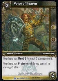 Voice of Reason - Naxxramas Treasure - WoW card