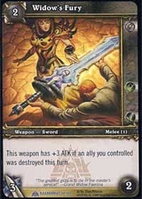 Widow's Fury - Naxxramas Treasure - WoW card