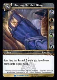 Strong-Handed Ring - Naxxramas Treasure - WoW card