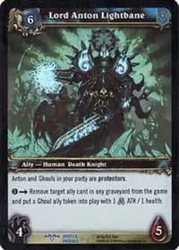 Lord Anton Lightbane - Wrath of the Lich King Promo - WoW card