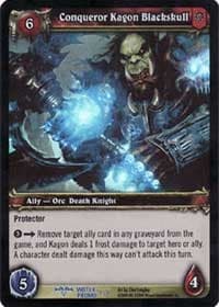 Conqueror Kagon Blackskull - Wrath of the Lich King Promo - WoW card