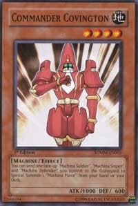Commander Covington - Structure Deck: Machina Mayhem - YuGiOh card