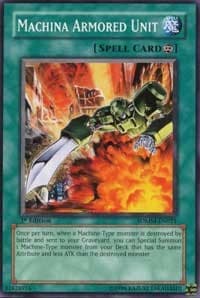 Machina Armored Unit - Structure Deck: Machina Mayhem - YuGiOh card