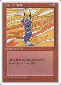 Wall of Heat - Chronicles - Magic: The Gathering card