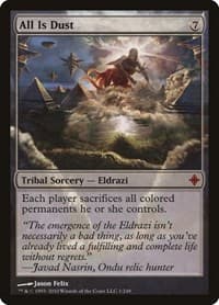 All Is Dust - Rise of the Eldrazi - Magic: The Gathering card