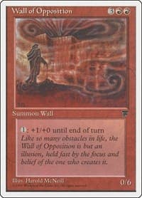 Wall of Opposition - Chronicles - Magic: The Gathering card