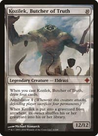 Kozilek, Butcher of Truth - Rise of the Eldrazi - Magic: The Gathering card
