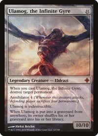 Ulamog, the Infinite Gyre - Rise of the Eldrazi - Magic: The Gathering card