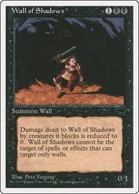 Wall of Shadows - Chronicles - Magic: The Gathering card