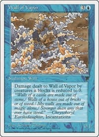 Wall of Vapor - Chronicles - Magic: The Gathering card