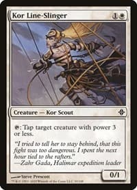 Kor Line-Slinger - Rise of the Eldrazi - Magic: The Gathering card