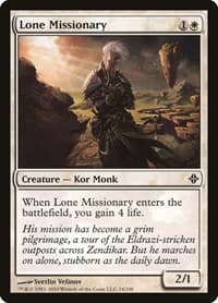 Lone Missionary - Rise of the Eldrazi - Magic: The Gathering card