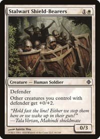 Stalwart Shield-Bearers - Rise of the Eldrazi - Magic: The Gathering card